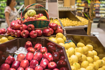 Fresh fruits at a market