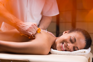 Professional back massage