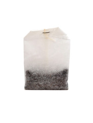 tea bag isolated on the white
