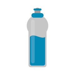Water bottle icon. Drink mineral liquid fresh natural and health theme. Isolated design. Vector illustration