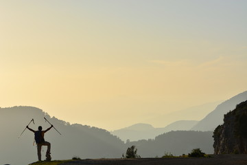 Reach the summit of the mountains