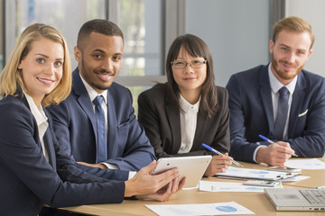 meeting of business people