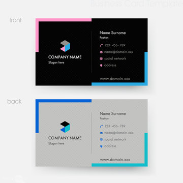 Business card template


