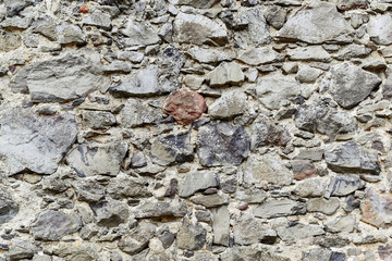 Abstract background of stone wall texture.