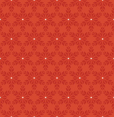Winter seamless pattern with snowflakes. Vector illustration.