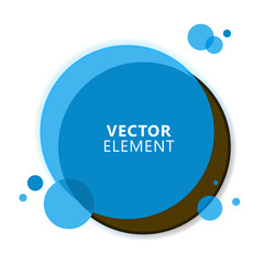 Modern High Quality Label on White Background. Vector Isolated Illustration.