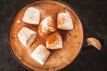 Cup of hot chocolate