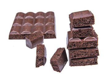 pieces of chocolate 