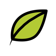 leafs ecology symbol isolated icon vector illustration design