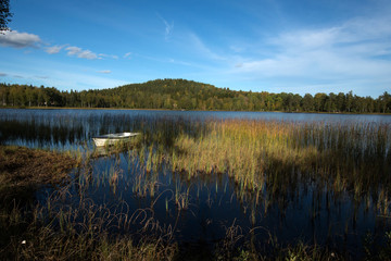 see in smaland schweden im herbst