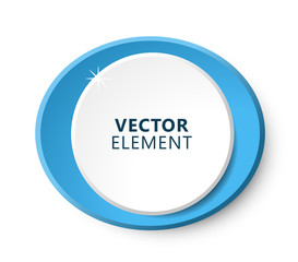 High Quality Modern Circular Color Labels on White Background. Vector Isolated Illustration.