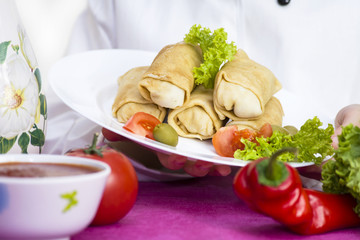 pancakes with a stuffing