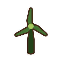 wind energy green alternative vector illustration design