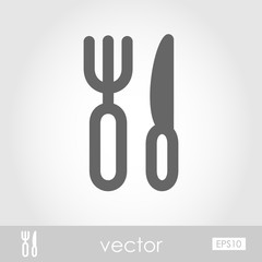 Fork and Knife vector icon