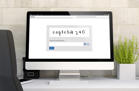 workspace with captcha