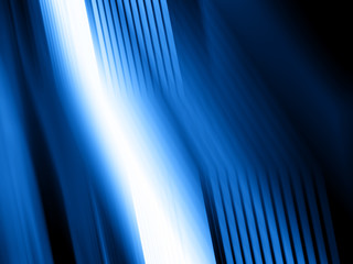 Diagonal blue motion blur panels background