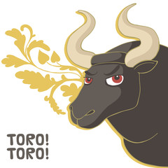 Corrida vector illustration.