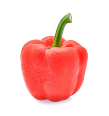 red pepper isolated on white