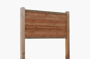 Empty bulletin board