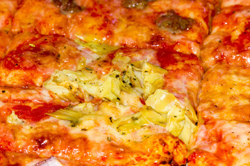 Pizza slices