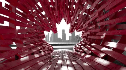 Printed roller blinds Toronto Symbol of Canada