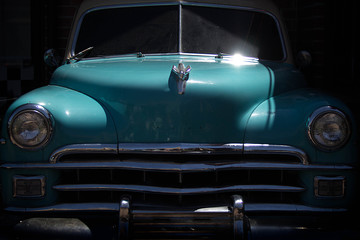 Obraz na płótnie Canvas blue car