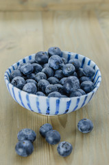 Blueberries in a bowl