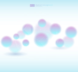 Abstract colorful background. Vector bokeh