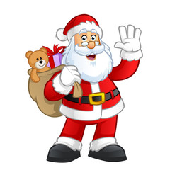 Santa claus character vector illustration design 