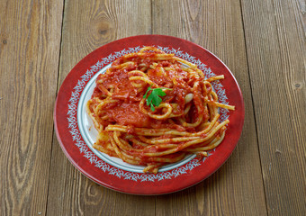 Italian sauce of roasted tomatoes