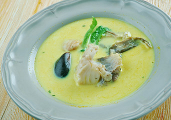 African Salt Cod and Peanut Curry