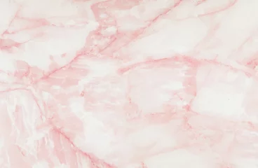 Deurstickers Marmer Close-up oppervlak abstract marmeren patroon op de roze marmeren stenen vloer textuur achtergrond