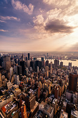 New York City panorama from Empire State Building