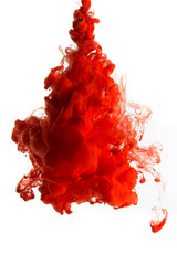 red dye in water
