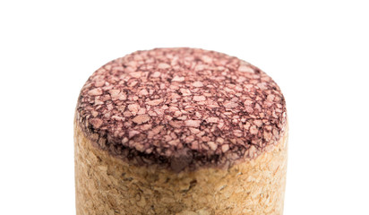 Wine cork, isolated