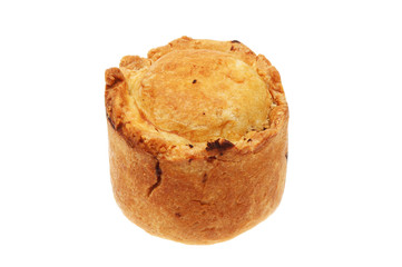 Handmade pie isolated