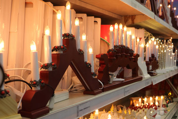 Christmas toy house Christmas fair Santa Claus, Christmas tree,