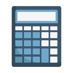 calculator math isolated icon vector illustration design