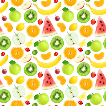 Fruits seamless pattern