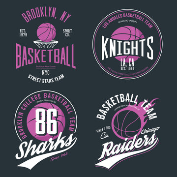 Basketball ball or sport game t-shirt design