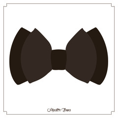 Isolated hipster icon