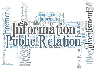Public Relation word cloud
