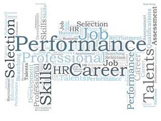 Recruitment word cloud