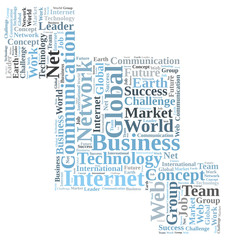 Global Business word cloud