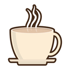 cup beverage isolated icon vector illustration design