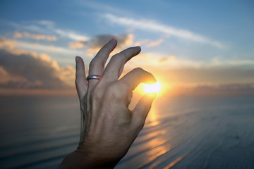 tocando el sol © roselosfoto