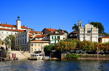 Scenic view of the Isola Bella, Lago Maggiore, Italy, Europe