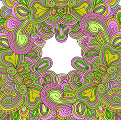 Colored lines pattern in pink color