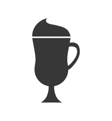 ice cup beverage isolated icon vector illustration design