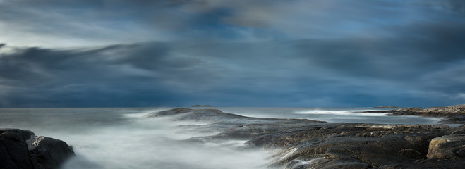 Winterstorm Vigra island